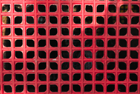The pattern of the basket hole on the drain for the garbage to fall.