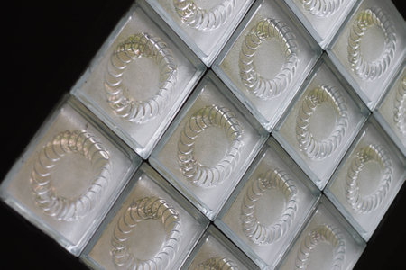 Window glass backgroundの写真素材