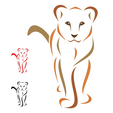 lionのイラスト素材