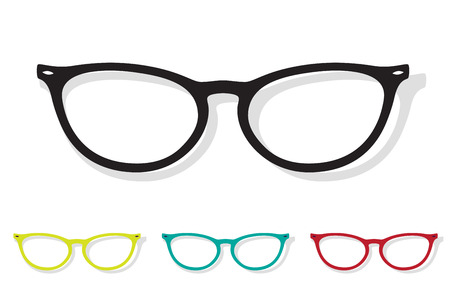 Vector image of Glasses on white background.のイラスト素材