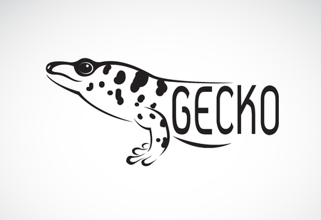 Vector of a Madagascar giant day gecko (Phelsuma grandis) on nature background. reptile. Animals. Reptile. Easy editableのイラスト素材