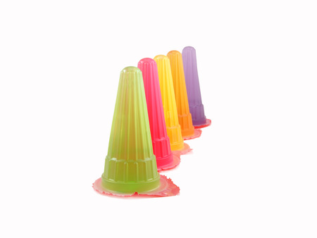 Jelly on white backgroundの写真素材
