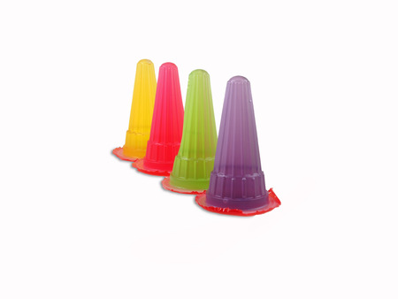 Jelly on white backgroundの写真素材