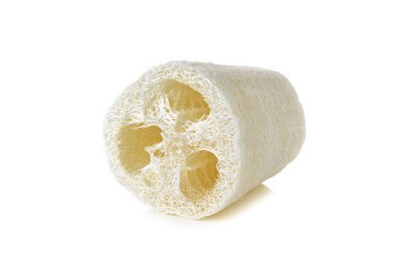 Loofah - natural vegetable fiber for body scrubbingの写真素材