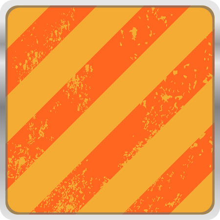 Grunge under construction background のイラスト素材