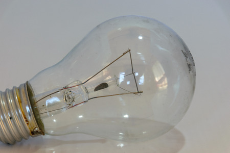 Lamp light is isolated with white background