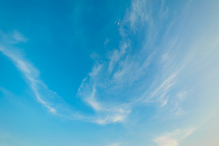 Abstract blue sky background, nature concept and background texture, nobody.の写真素材