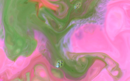 abstract water color texture background,green,white, pink and red color movement on disk ,mixed multi color, art color texture background concept.の写真素材