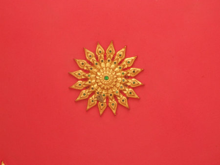 decorate on wall の写真素材