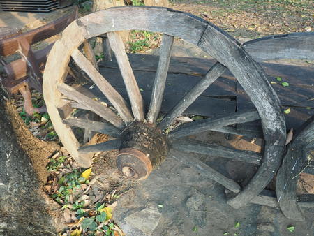 Chair wood vintage river viewの写真素材