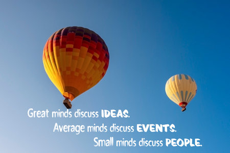 Great minds discuss ideas. suitable for your designの写真素材