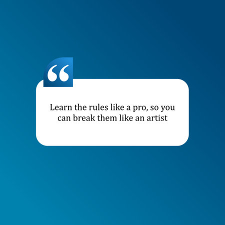 Quote bubble. Motivational background. Inspirational quote.