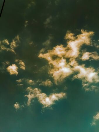 A photo of beautiful blue sky with cloud.dark clouds in india