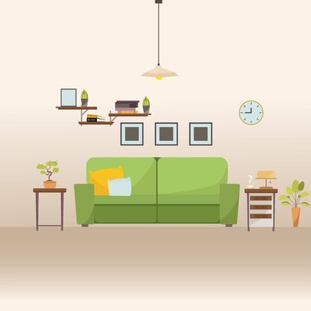 Family Room Conceptのイラスト素材