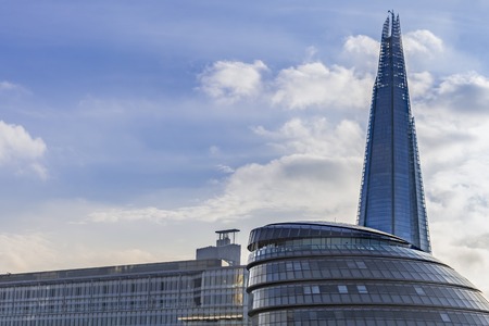 LONDON- FEB. 2: The shard building at london bridge, now complete is the tallest building in europe at over 1,000 feet . London, February, 2013.