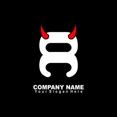 minimalist design logo illustrationのイラスト素材