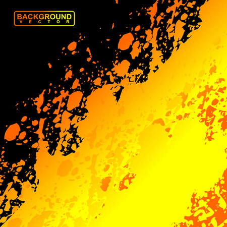 abstract design background vector paint splashのイラスト素材