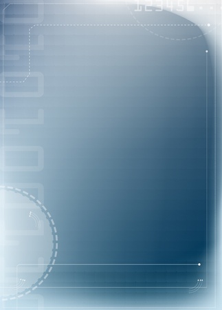 abstract blue background with numbers and arrowsの写真素材