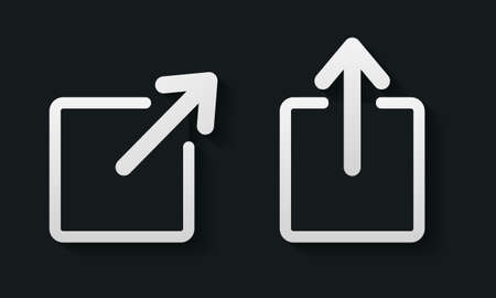 Share, send, publish icon. Illustration vectorのイラスト素材
