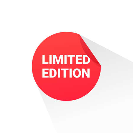Banner limited edition. Promotion tags,label. Illustration vectorのイラスト素材