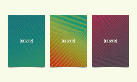 Set of beautiful colorful gradations background. For your web poster flyer banner backdrop background template designs. Illustration vectorのイラスト素材