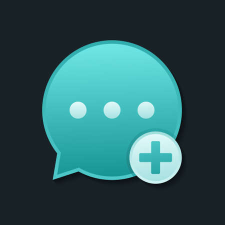 Add comment. New chat message. Illustration vectorのイラスト素材