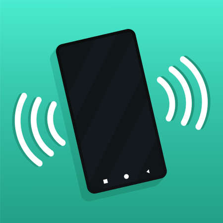 Smartphone vibration sign symbol. Illustration vectorのイラスト素材