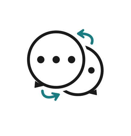 Repost message icon. Illustration vectorのイラスト素材