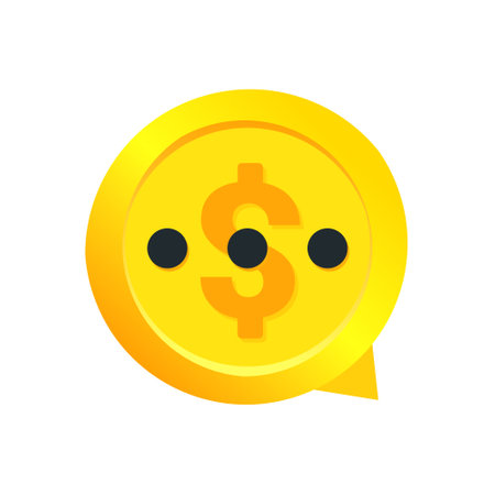Money chat talk. Illustration vectorのイラスト素材