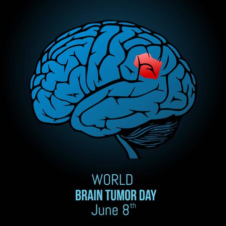 World Brain Tumor Day Vector Illustrationのイラスト素材