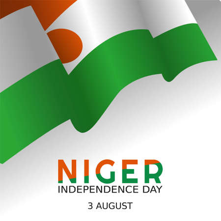 Niger Independence Day Vector Illustrationのイラスト素材