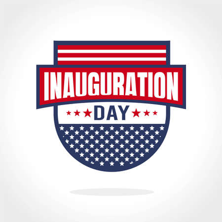 Inauguration Day in United State of America Vector Illustration. Suitable for greeting card poster and bannerのイラスト素材