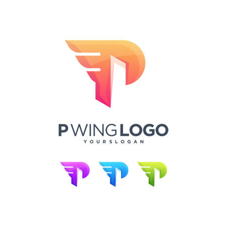 p monogram creative luxury premiump monogram creative luxury premiump monogram creative luxury premiumのイラスト素材
