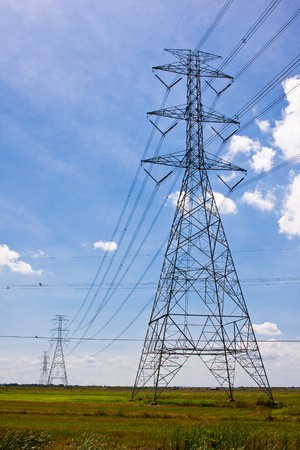 The electric towerの写真素材