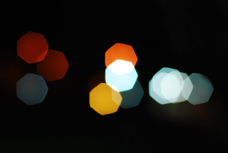 the bokeh night blur focus slow speed shutter electricity light