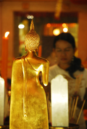 the beautiful temple of thailand in south east asia ancient of buddha design and detail symbolのeditorial素材