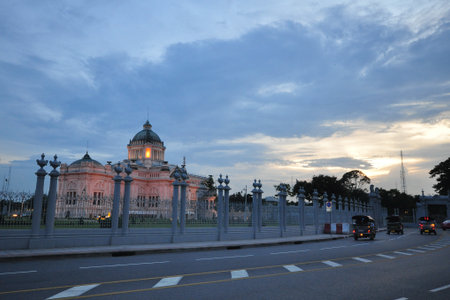 the building of thai government same like europe artの写真素材