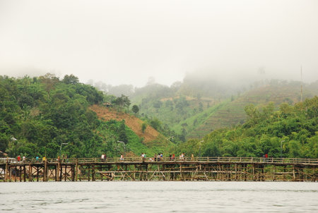the beautiful of cloud sky mountain in countrysideの写真素材
