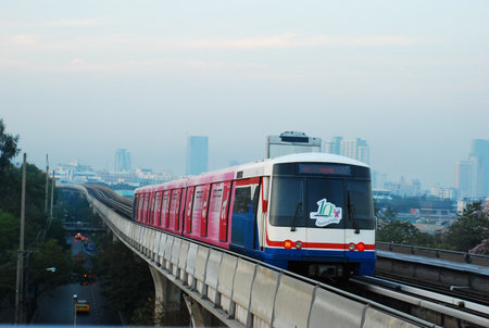 classic train is the transportation on railway in thailandのeditorial素材