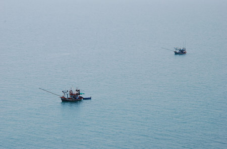 boat float on the water it the transportationのeditorial素材