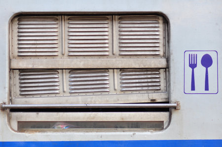 classic train is the transportation on railway in thailandの写真素材
