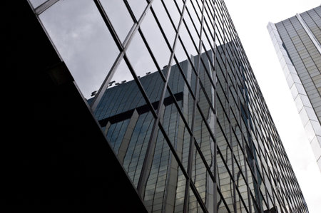 the the building in city is the civil engineering design for people to work in office and business