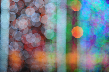 The bokeh from light of bulb in party festival event