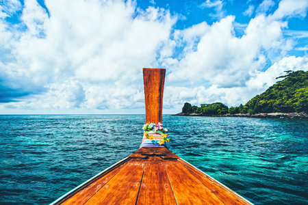 Ahead of the Outlying Islandsの写真素材