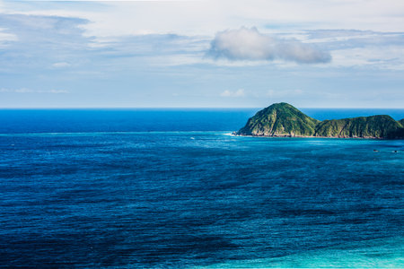 start of the central mountain rangeの写真素材