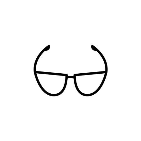 eyeglasses graphic design template vector isolatedのイラスト素材