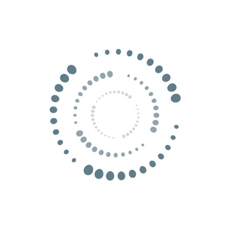 Halftone dotted vector graphic design illustrationのイラスト素材