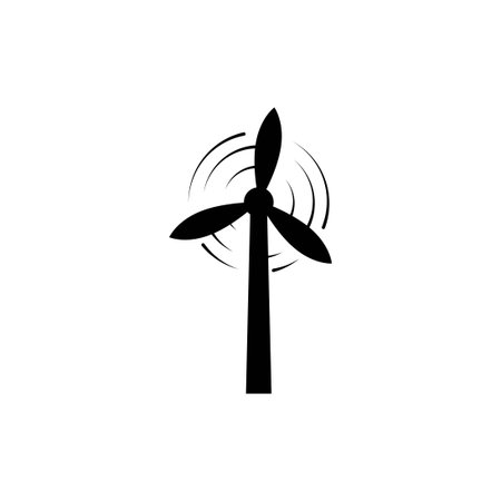 Windmill vector graphic design illustrationのイラスト素材
