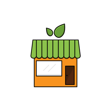store fruit vector design template illustrationのイラスト素材