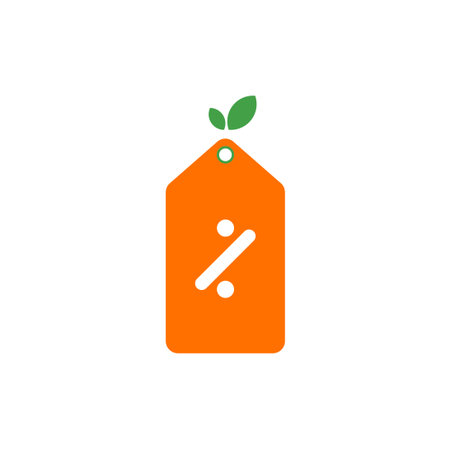 price tag fruit vector design template illustrationのイラスト素材